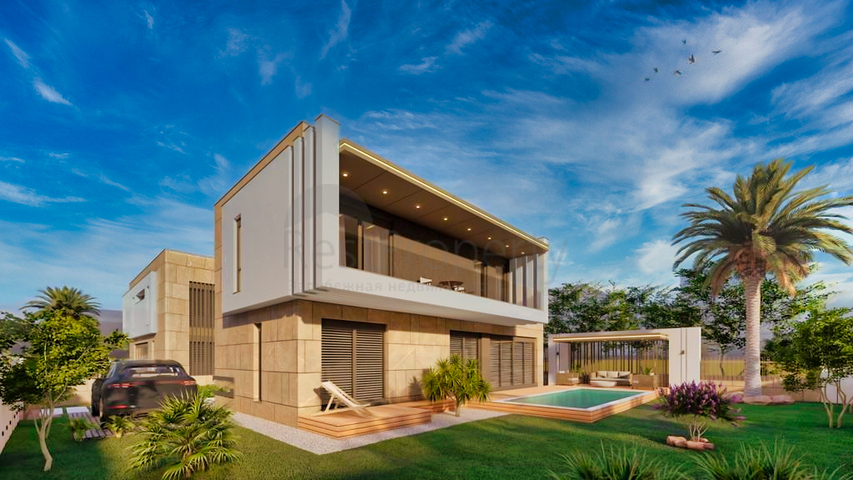 4+1-Villa in Belek mit einer Fläche von 200 m2 - Antalya 