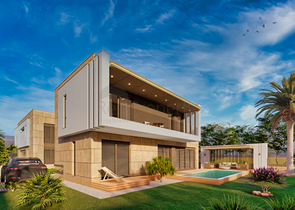 4+1-Villa in Belek mit einer Fläche von 200 m2 - Antalya 