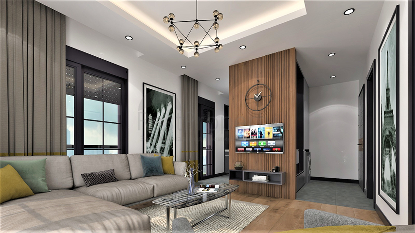 Apartments mit 1+1 Grundriss in Altyntas - Antalya 