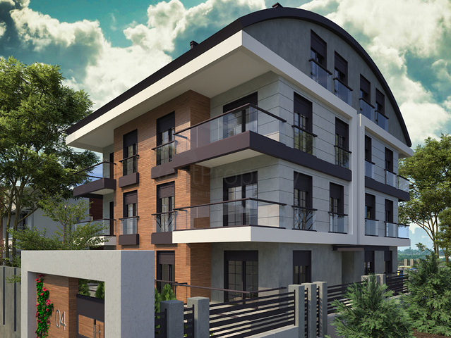 Apartments mit 1+1 Grundriss in Altyntas - Antalya 