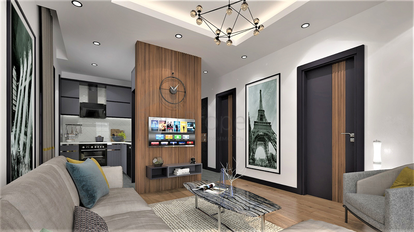 Apartments mit 1+1 Grundriss in Altyntas - Antalya 