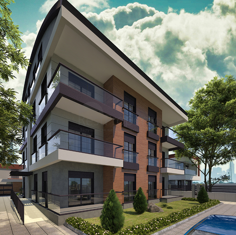 Apartments mit 1+1 Grundriss in Altyntas - Antalya 