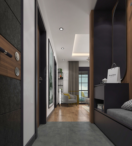 Apartments mit 1+1 Grundriss in Altyntas - Antalya 