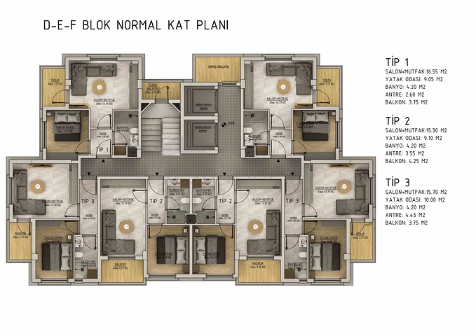 1+1 und 2+1 Wohnungen in Belek - Antalya 1+1 und 2+1 Wohnungen in Belek - Antalya