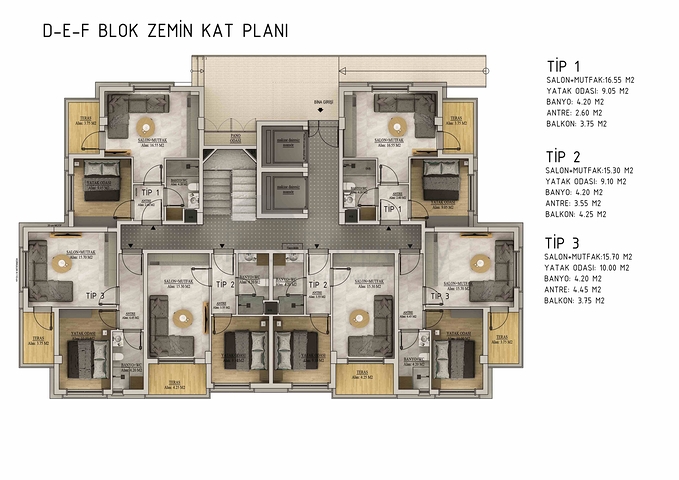 1+1 und 2+1 Wohnungen in Belek - Antalya 1+1 und 2+1 Wohnungen in Belek - Antalya