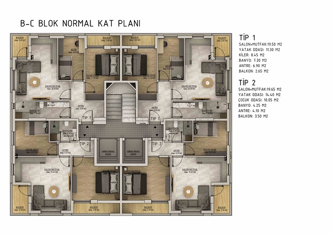 1+1 und 2+1 Wohnungen in Belek - Antalya 1+1 und 2+1 Wohnungen in Belek - Antalya