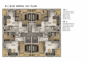 1+1 und 2+1 Wohnungen in Belek - Antalya 1+1 und 2+1 Wohnungen in Belek - Antalya