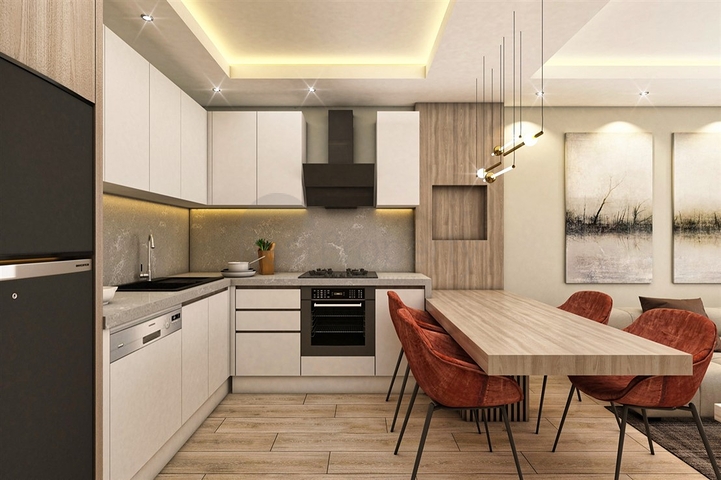 Apartments 2+1 Duplex in der Wohngegend von Persimmon - Antalya