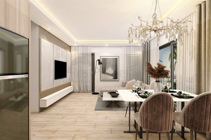 Apartments 2+1 Duplex in der Wohngegend von Persimmon - Antalya