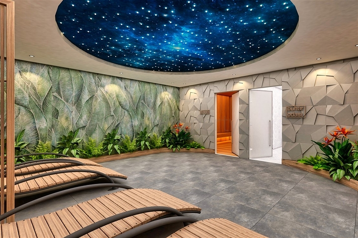 Apartments 2+1 Duplex in der Wohngegend von Persimmon - Antalya