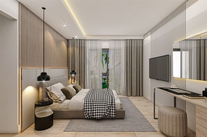 Apartments 2+1 Duplex in der Wohngegend von Persimmon - Antalya