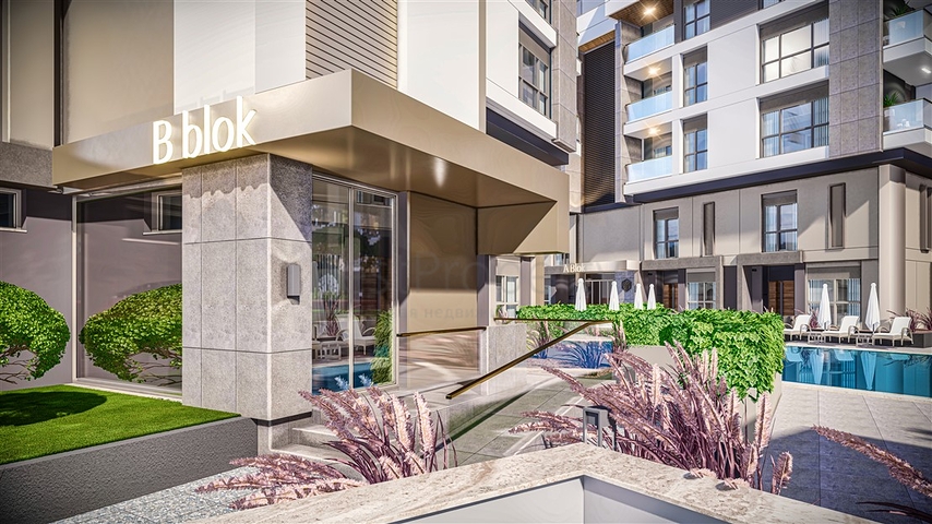 Apartments 2+1 Duplex in der Wohngegend von Persimmon - Antalya