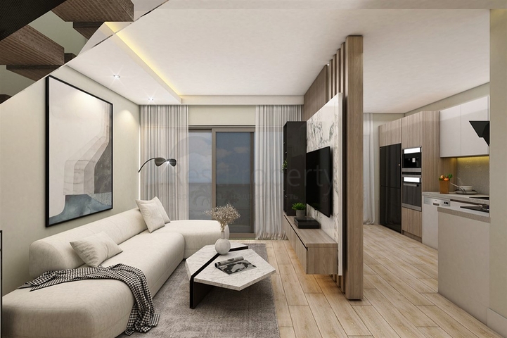 Apartments 2+1 Duplex in der Wohngegend von Persimmon - Antalya