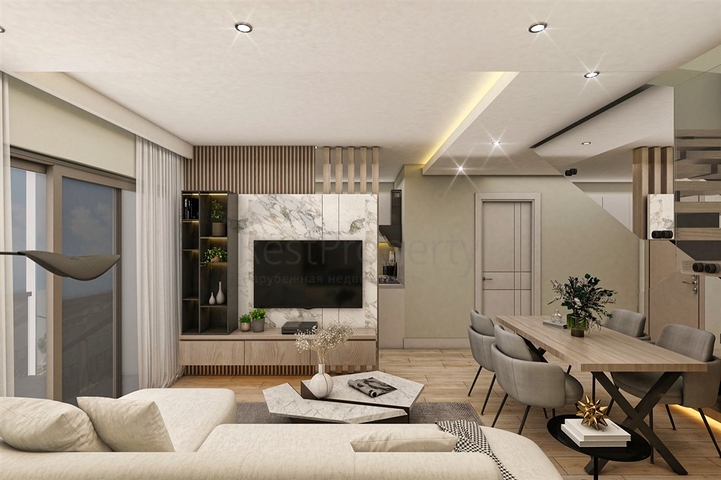 Apartments 2+1 Duplex in der Wohngegend von Persimmon - Antalya