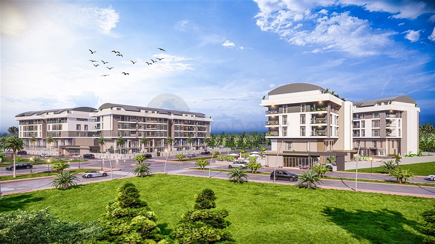 Apartments 2+1 Duplex in der Wohngegend von Persimmon - Antalya