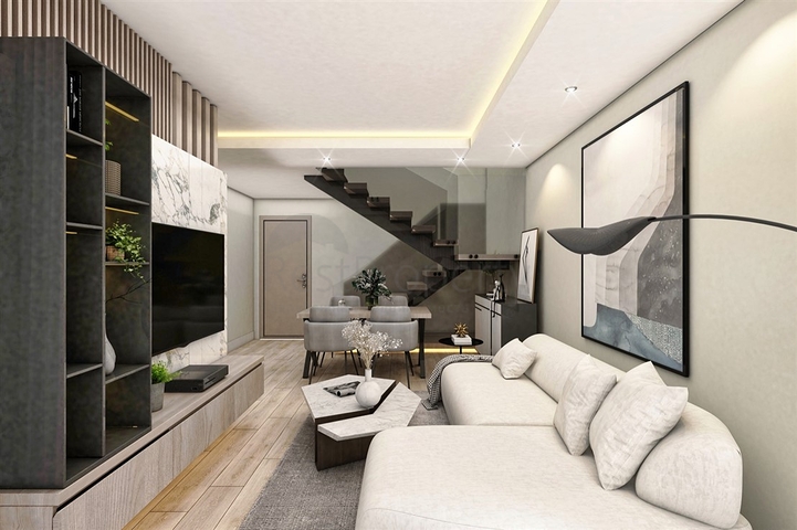 Apartments 2+1 Duplex in der Wohngegend von Persimmon - Antalya