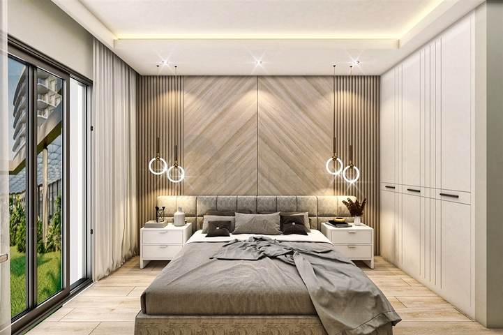 Apartments 2+1 Duplex in der Wohngegend von Persimmon - Antalya