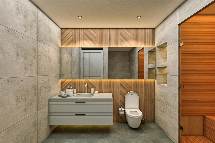 Apartments 2+1 Duplex in der Wohngegend von Persimmon - Antalya