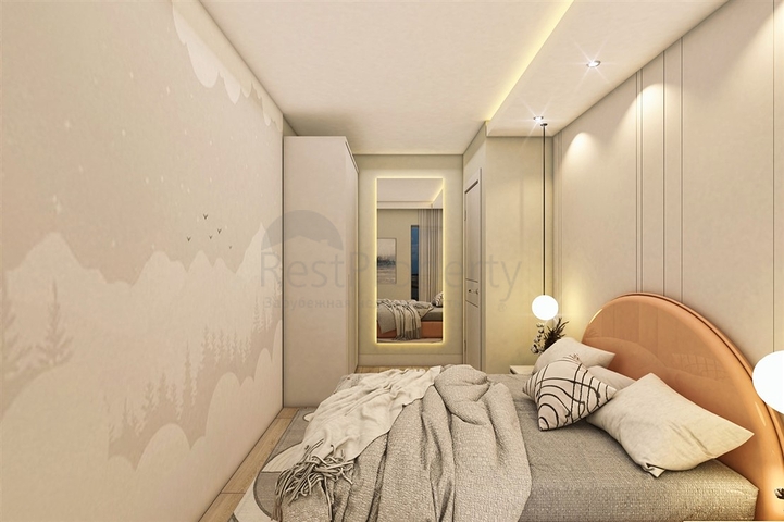 Apartments 2+1 Duplex in der Wohngegend von Persimmon - Antalya