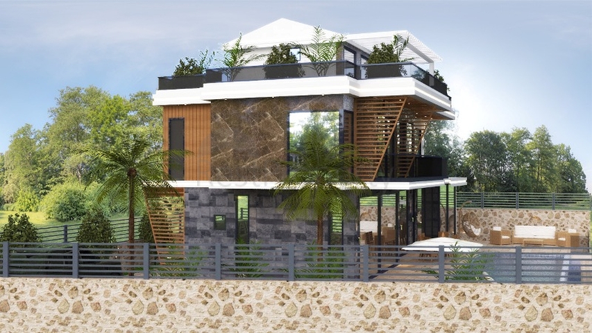 4+1-Villa in Fethiye - Antalya 4+1-Villa in Fethiye - Antalya