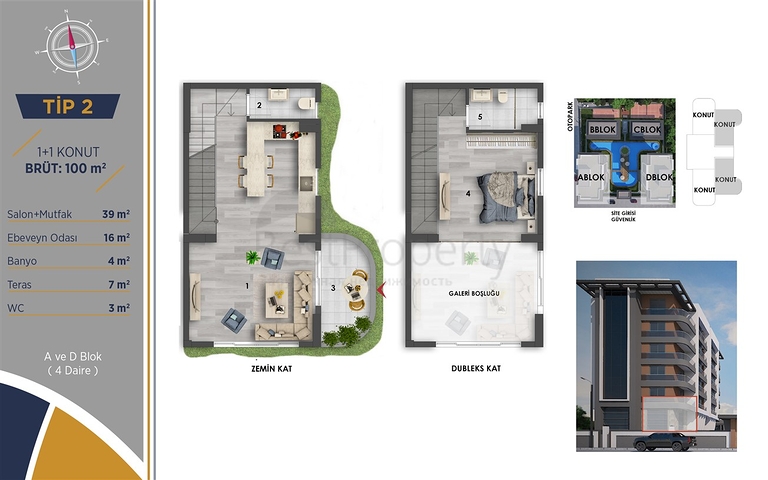 Investitionsprojekt in Altyntaş - Antalya