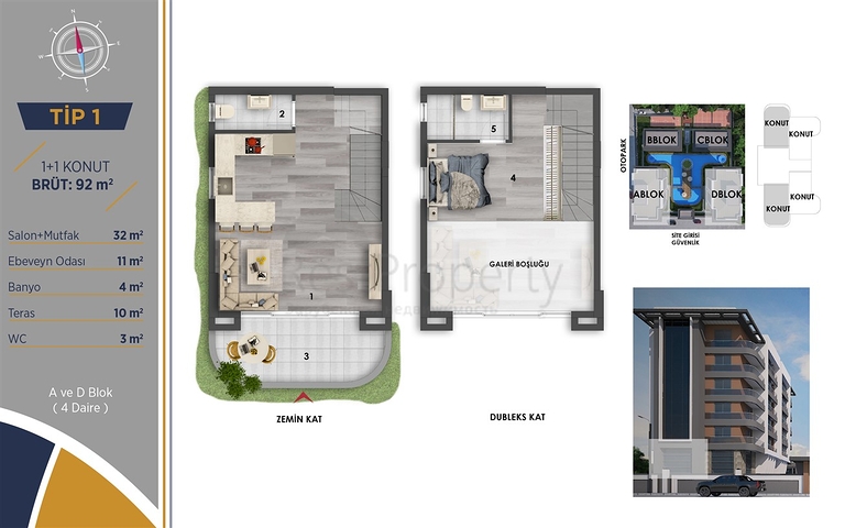 Investitionsprojekt in Altyntaş - Antalya