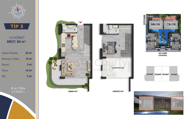 Investitionsprojekt in Altyntaş - Antalya