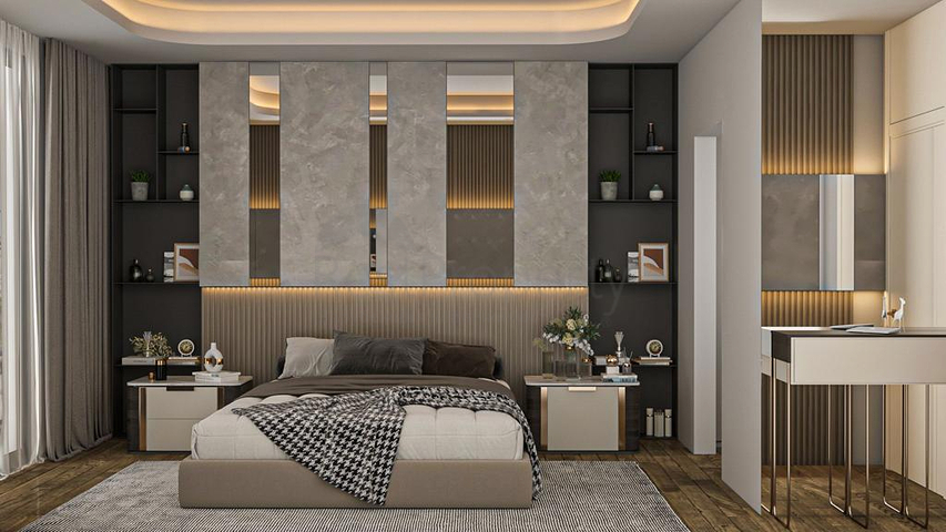 Villa mit 5+1 Grundrissen in der Region Doshemealty - Antalya