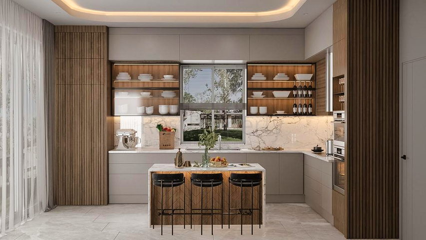 Villa mit 5+1 Grundrissen in der Region Doshemealty - Antalya