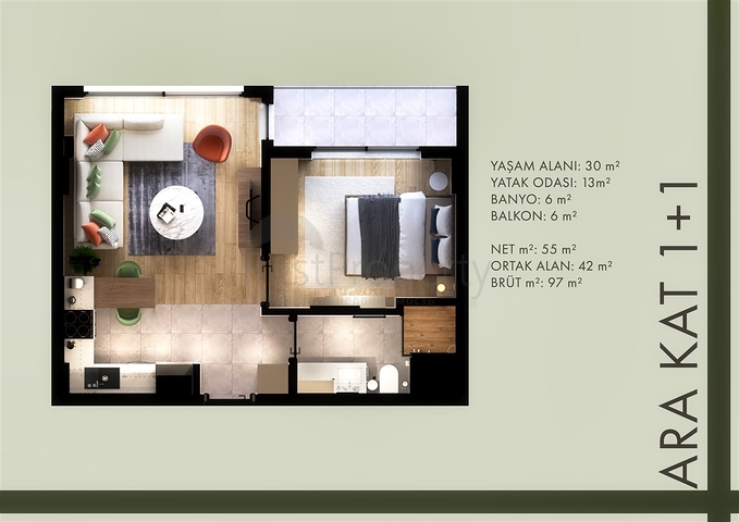 Investitionsprojekt in Altyntaş - Antalya