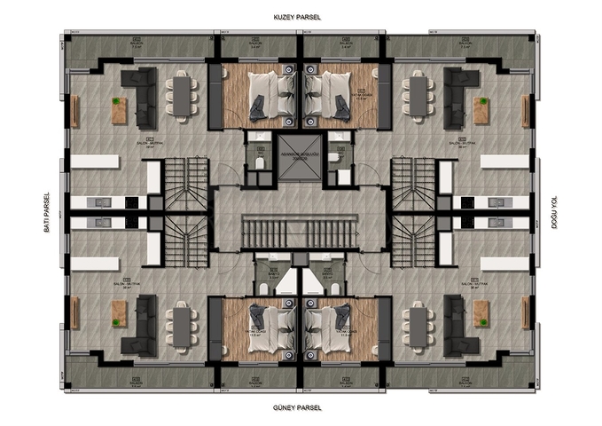 Investitionsprojekt im Wohnbezirk Uschgen - Antalya 