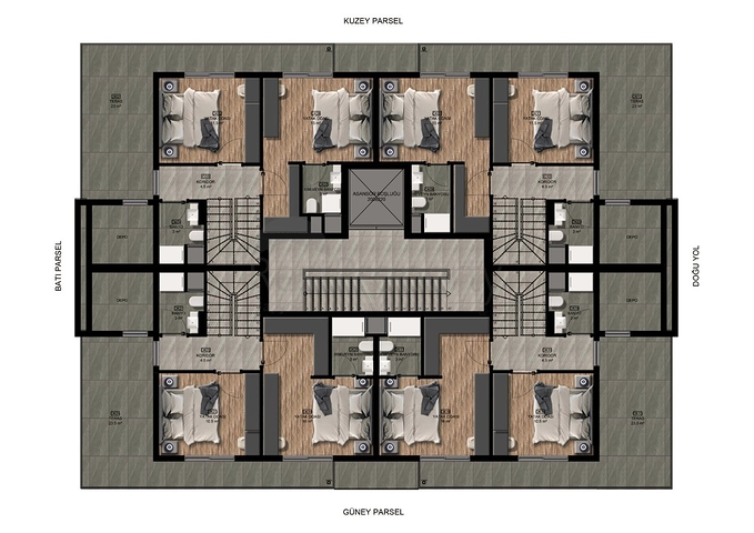 Investitionsprojekt im Wohnbezirk Uschgen - Antalya 