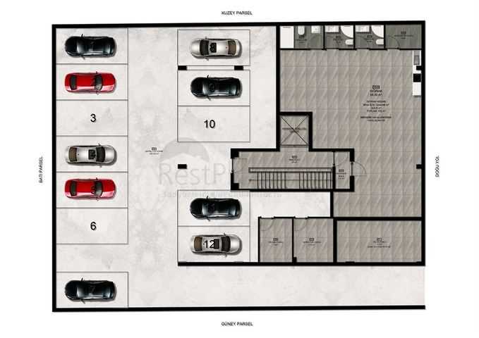 Investitionsprojekt im Wohnbezirk Uschgen - Antalya 