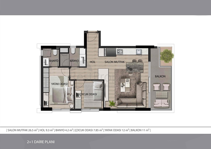 Investitionsprojekt in Altyntaş - Antalya