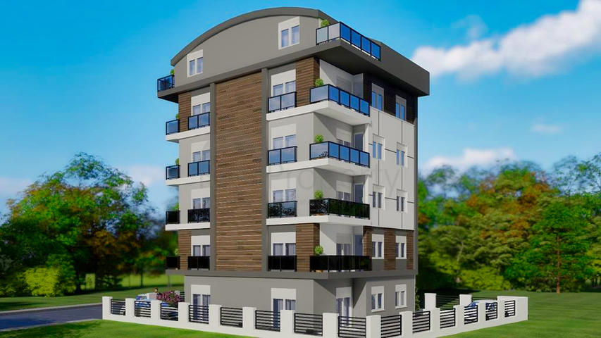 1+1 und 2+1 Wohnungen im Wohnbezirk Kyzylaryk - Antalya 