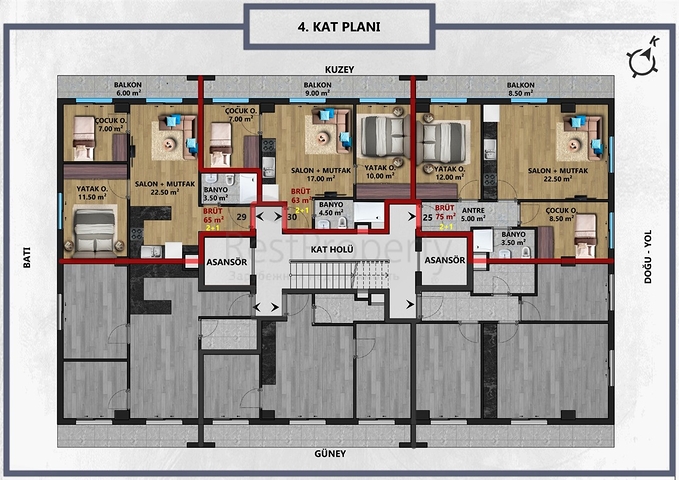 Investitionsprojekt im Zentrum von Antalya 