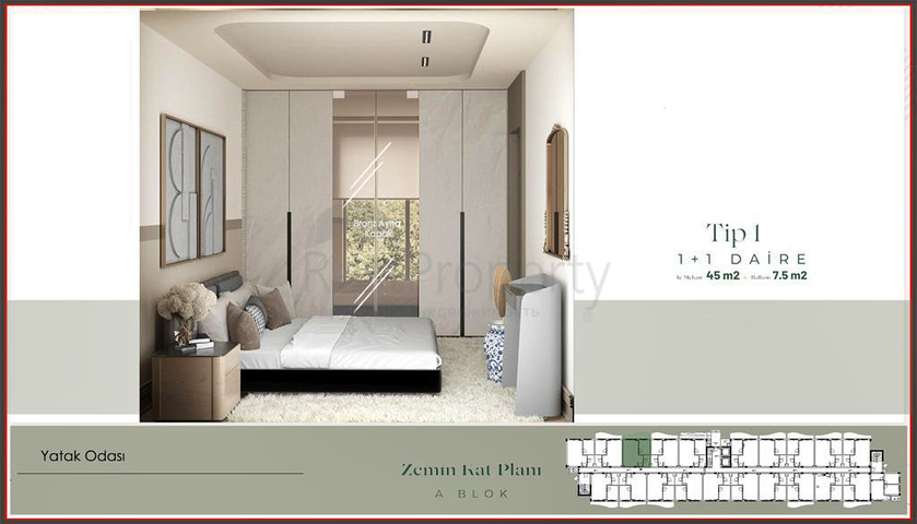 Investitionsprojekt im Wohnbezirk Güzeloba - Antalya