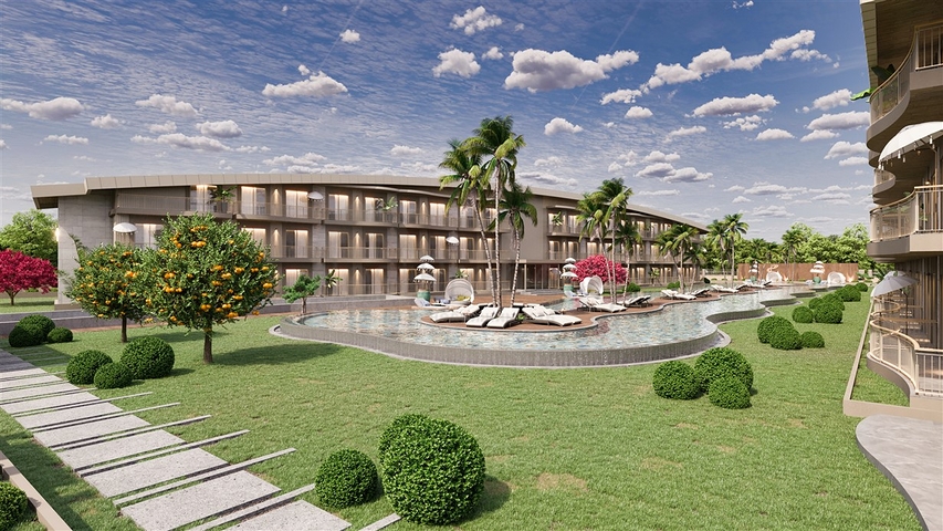 Investitionsprojekt im Wohnbezirk Güzeloba - Antalya