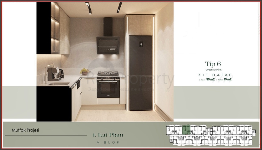 Investitionsprojekt im Wohnbezirk Güzeloba - Antalya