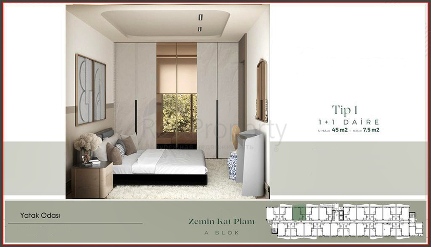 Investitionsprojekt im Wohnbezirk Güzeloba - Antalya