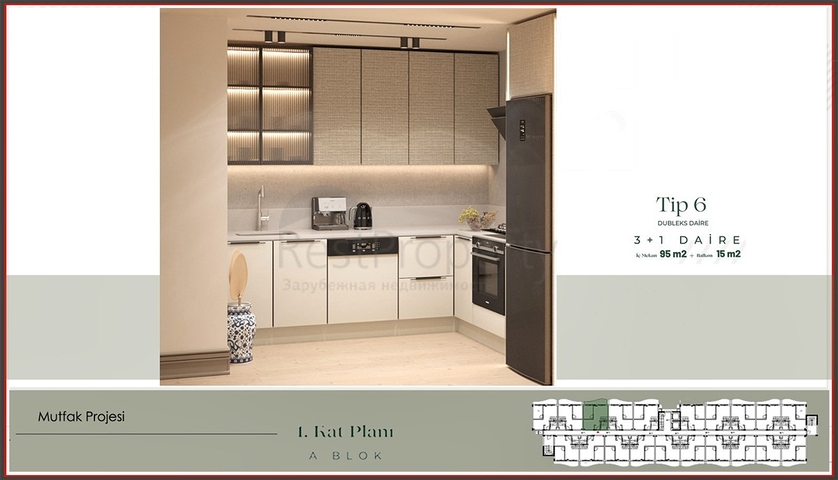 Investitionsprojekt im Wohnbezirk Güzeloba - Antalya