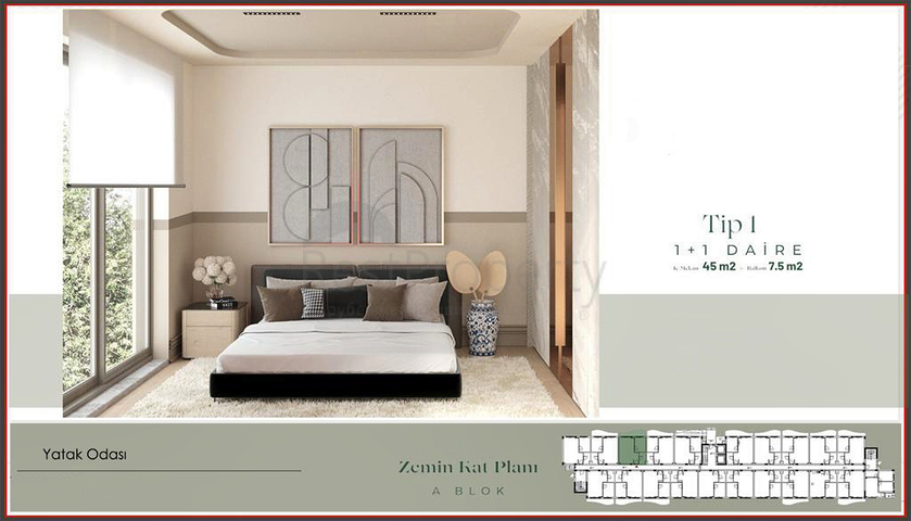 Investitionsprojekt im Wohnbezirk Güzeloba - Antalya