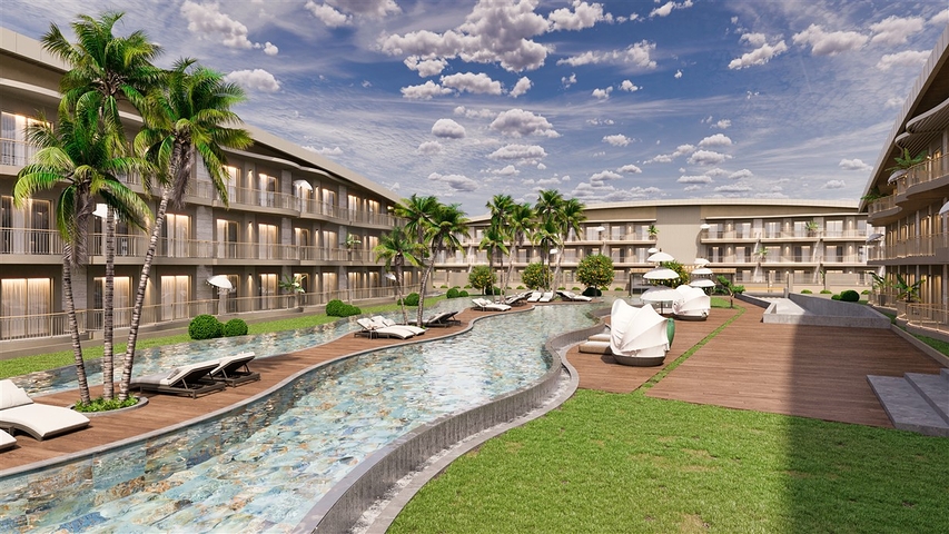 Investitionsprojekt im Wohnbezirk Güzeloba - Antalya