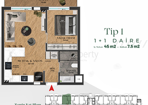 Investitionsprojekt im Wohnbezirk Güzeloba - Antalya