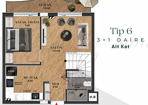 Investitionsprojekt im Wohnbezirk Güzeloba - Antalya