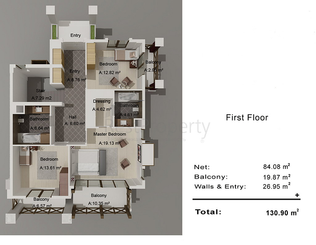 Villen im Stadtteil Hadjisekiller - Antalya