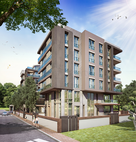 Apartments mit 4+1 und 5+1 Duplex im Wohnbezirk Altynova - Antalya