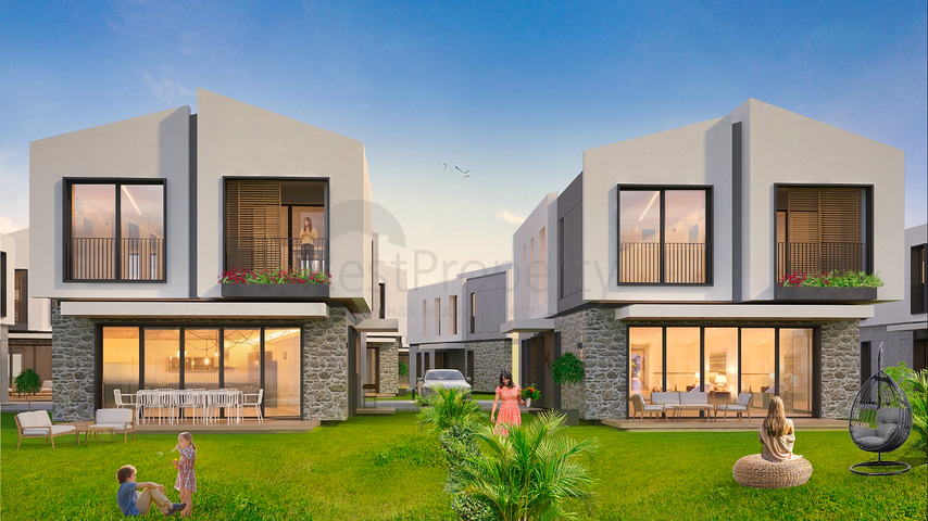 5+1-Villen in einem Komplex in der Region Doshemealty - Antalya