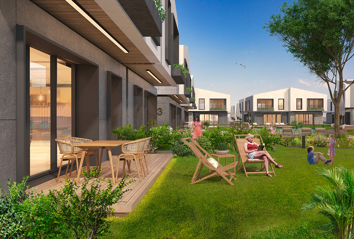 5+1-Villen in einem Komplex in der Region Doshemealty - Antalya