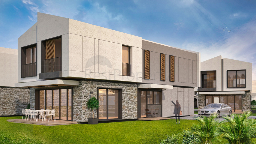 5+1-Villen in einem Komplex in der Region Doshemealty - Antalya